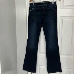 7 for All Mankind low rise bootcut jeans